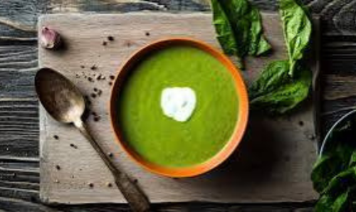 Soupe d'épinards 