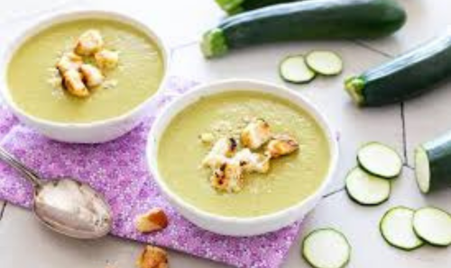 Soupe de courgette