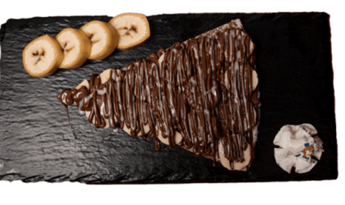 Crêpe croustillante banane