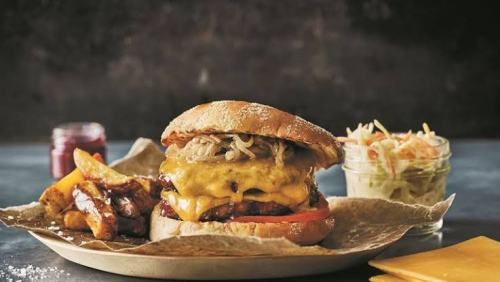 Double cheese burger