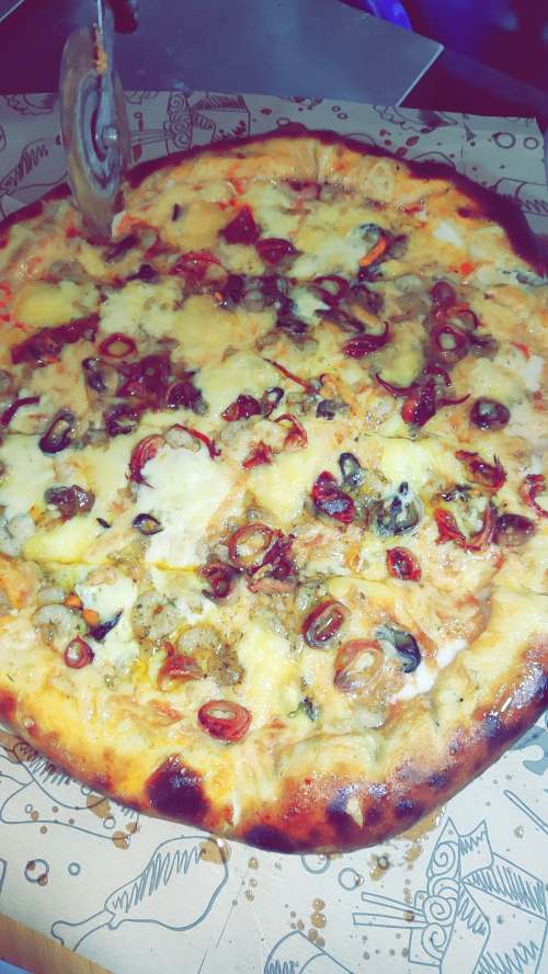 Pizza fruits de mer 