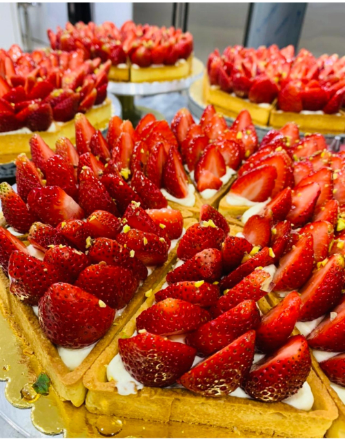 TARTE AUX FRAISES 