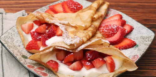 Crêpe fraise 