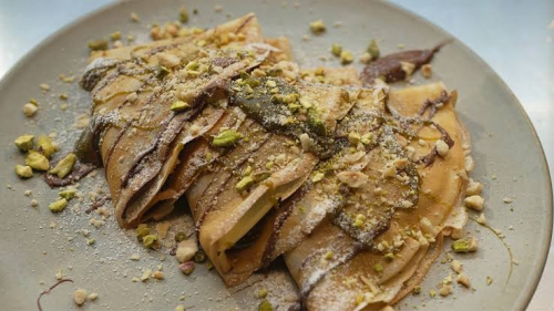 Crêpe pistache 