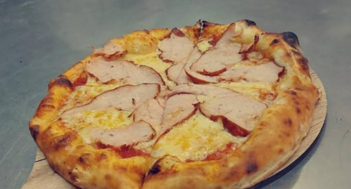 Pizza dinde fumé 