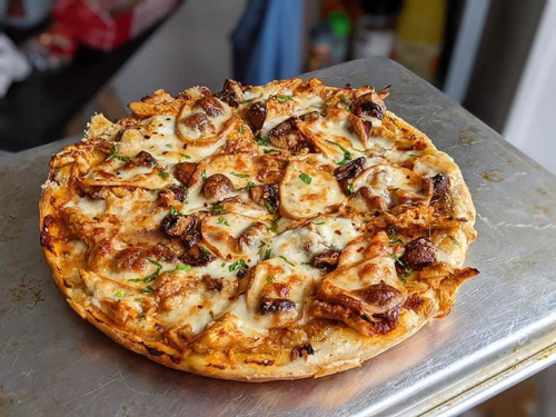Pizza boisée viande 