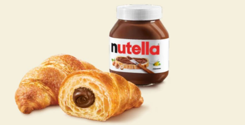Croissant au nutella