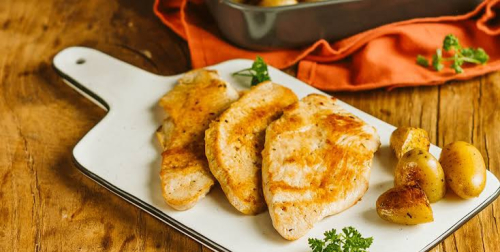 سكالوب ماريني — Escalope marinée