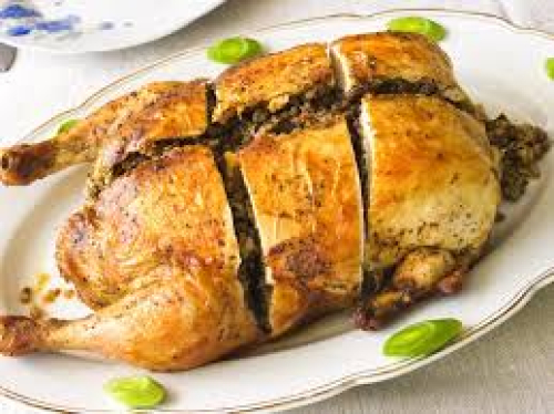 دجاج محشي — Poulet farci