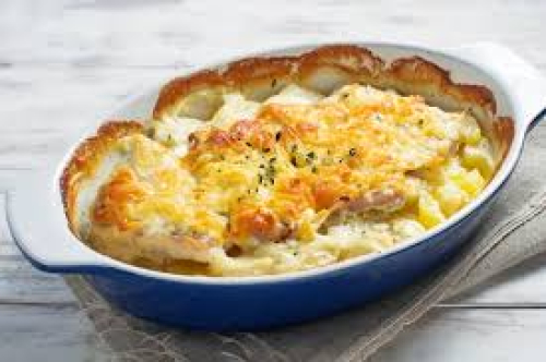 غراتان دجاج - Gratin de poulet