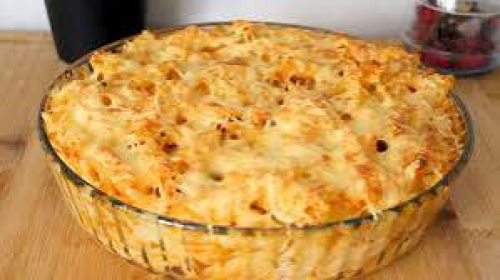 غراتان لبات  - Gratin de pâtes