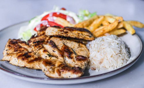 Plat escalope grillé 