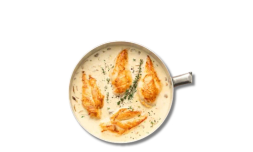 ESCALOPE SAUCE FROMAGE