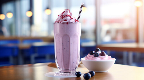 Blueberry frappuccino 
