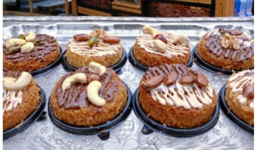 Kunafa aux noix _ كنافة بالمكسرات 