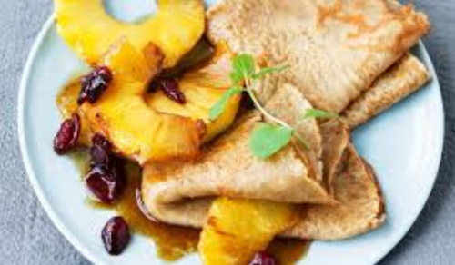 Crêpe nutella ananas 
