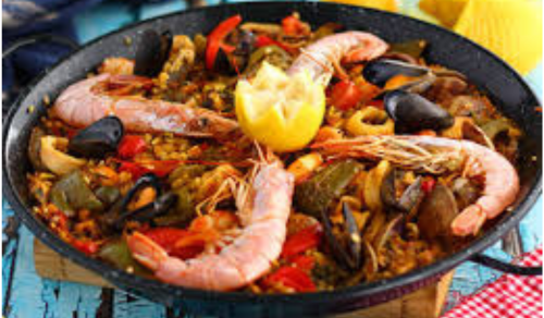 Paella fruits de mer