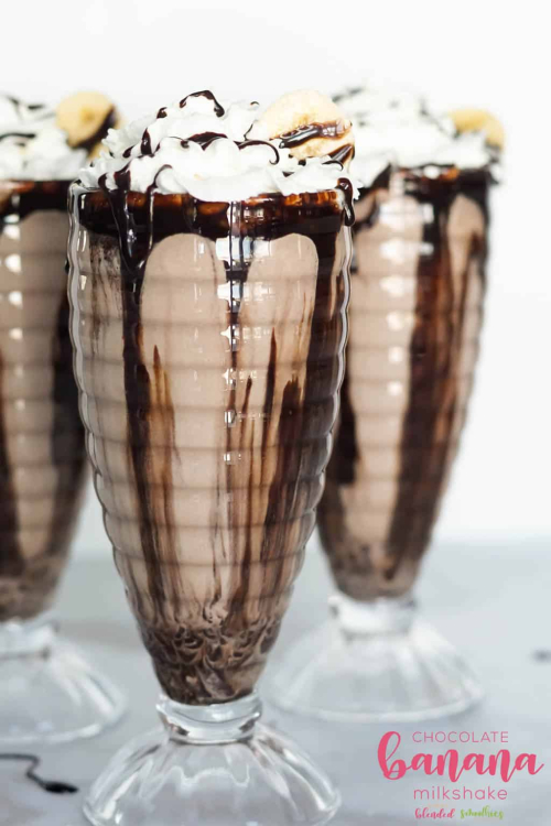 Milkshake chocolat banane