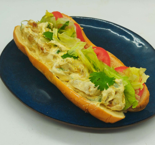 Poulet curry sandwiches