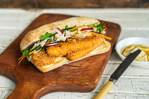 Poulet panné sandwiches