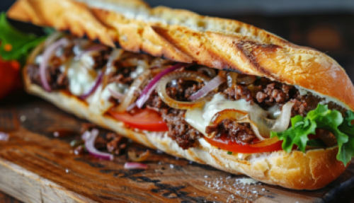 Sandwiches viande hachée