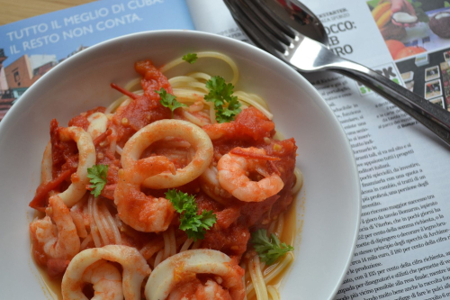 Crevettes/Calamar