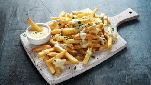Frite fromagère