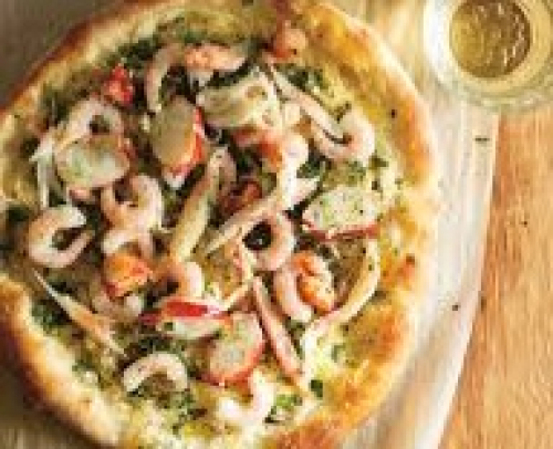Pizza fruits de mer