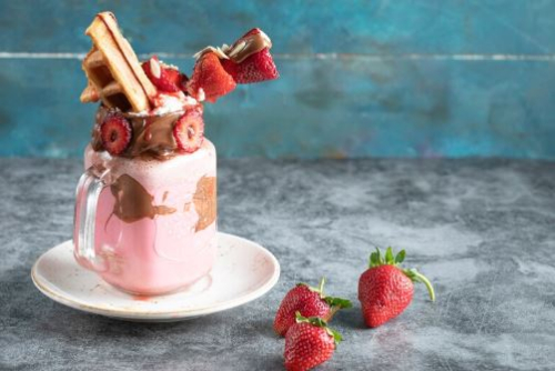 Milkshake Fraise Nutella