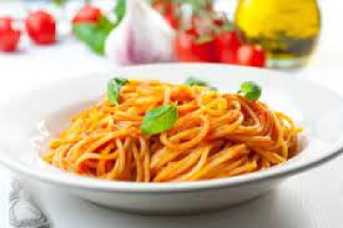 SPAGHETTI avec crevettes 