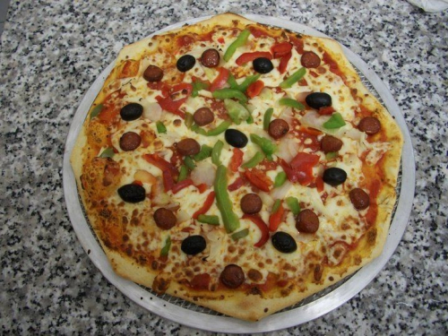 Pizza Merguez