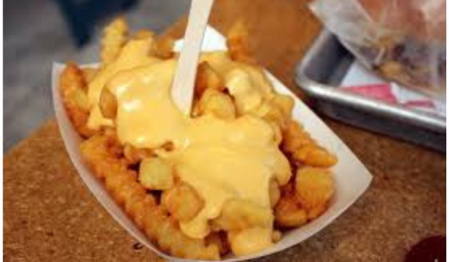 Frites gratiné gruyère 