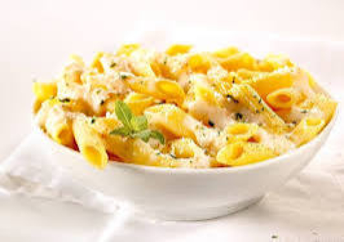 Pattes 3 fromagges avec crevettes 