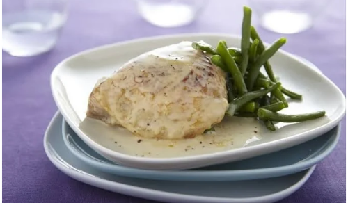 Plat poulet a la crème 