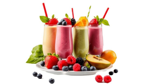 Smoothie (fruits mixés + glace pilée) 