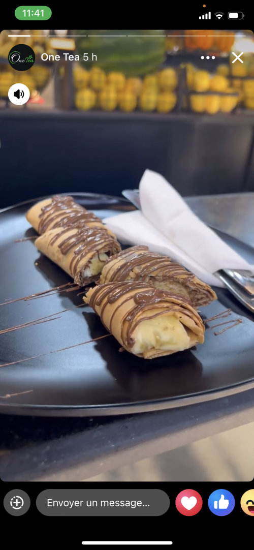 Crêpe roulé