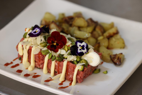 TARTARE DE BŒUF À LA RICOTTA