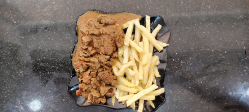 Escalope + Frites صدر دجاج + بطاطا مقلية