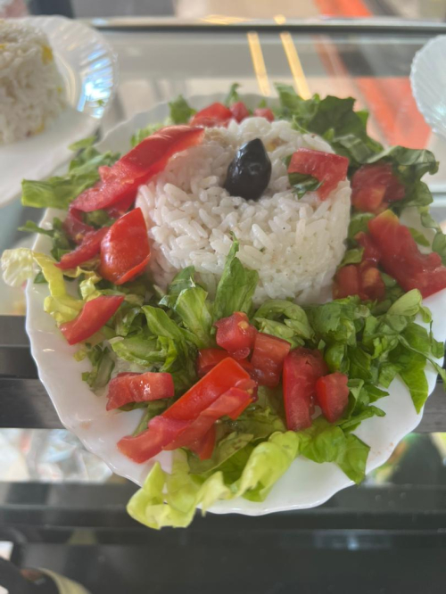  Masidoine + salade verte سلاطة أرز 
