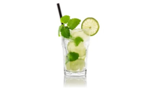 Jus de citron, menthe 