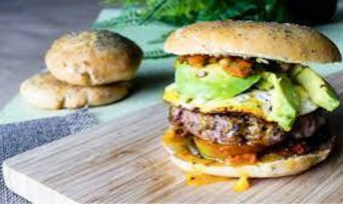 Gros Hamburger Viande hachée