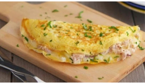 Omelette au thon