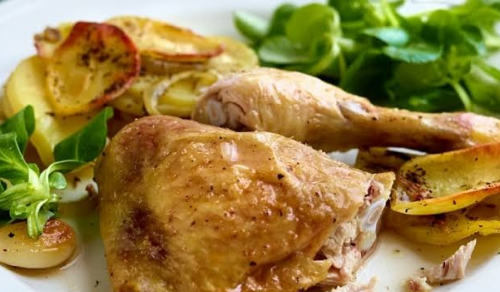 Cuisse Poulet avec garniture