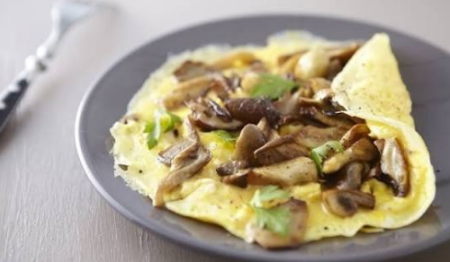 Omelette aux champignons