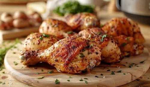 Cuisse de poulet mariné