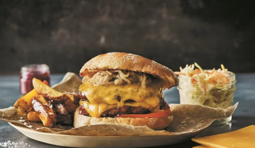 Double cheeseburger