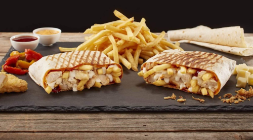 TACOS POULET + FRITES