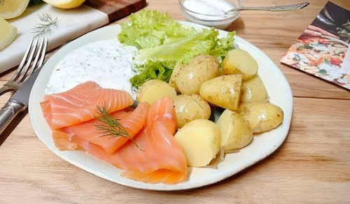 Plat saumon fumé 