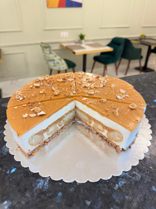 Cheese cake caramel