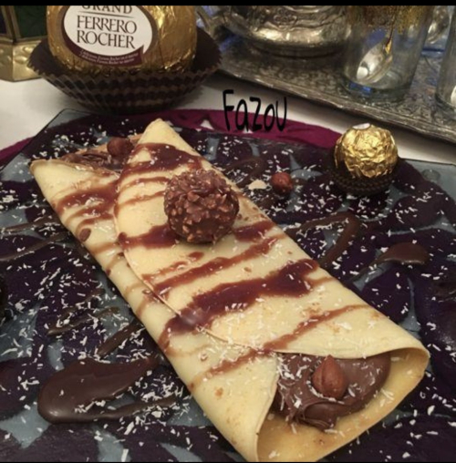 Crêpe ferrero rocher